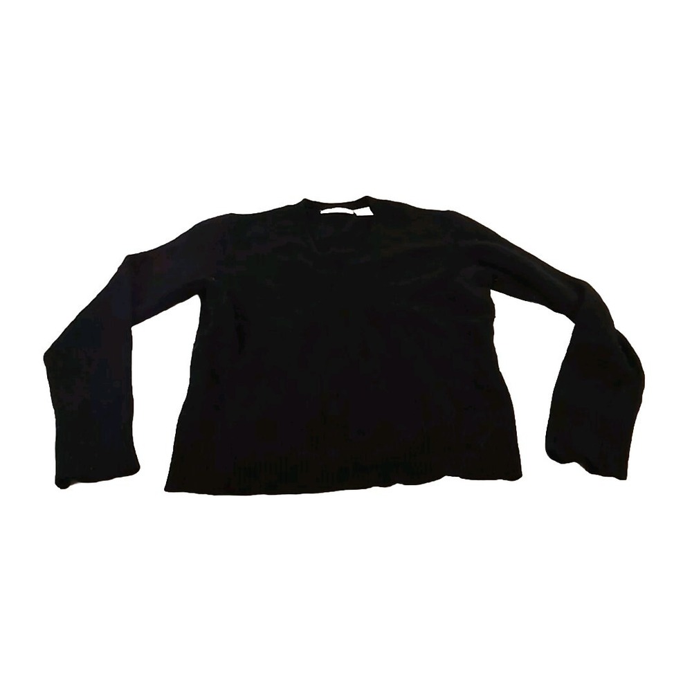 Prestwick & Moore Sweater Women's Medium Black 100% Cashmire Long Sleeve